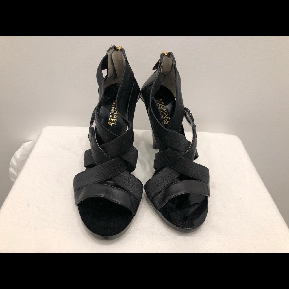 MICHAEL Kors leather strap  heel sandals